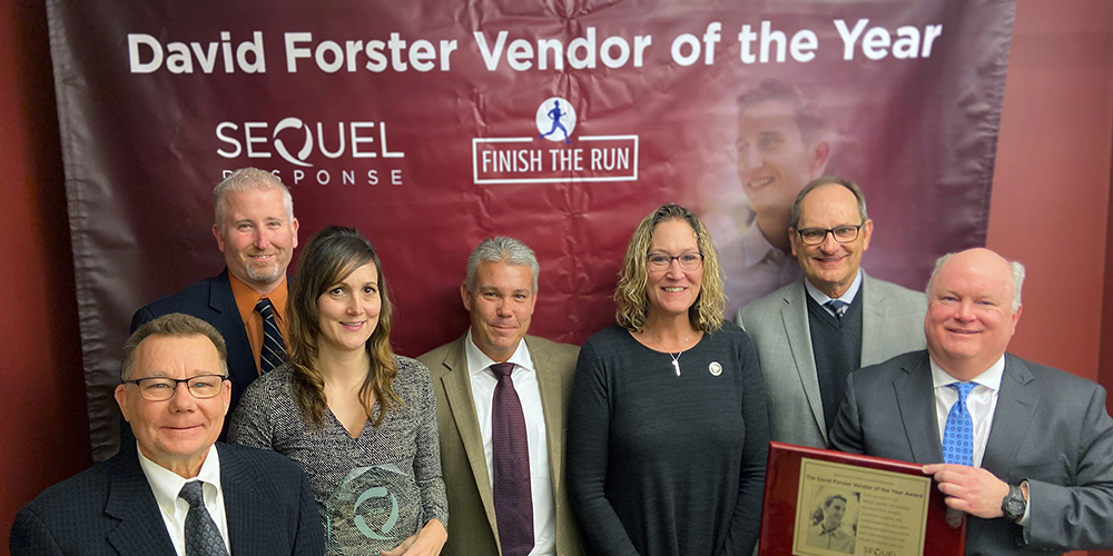 David Forster Vendor of the Year 2019 is SG360