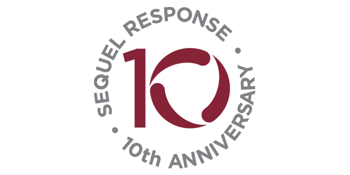 SeQuel Response 10th Anniversary Logo